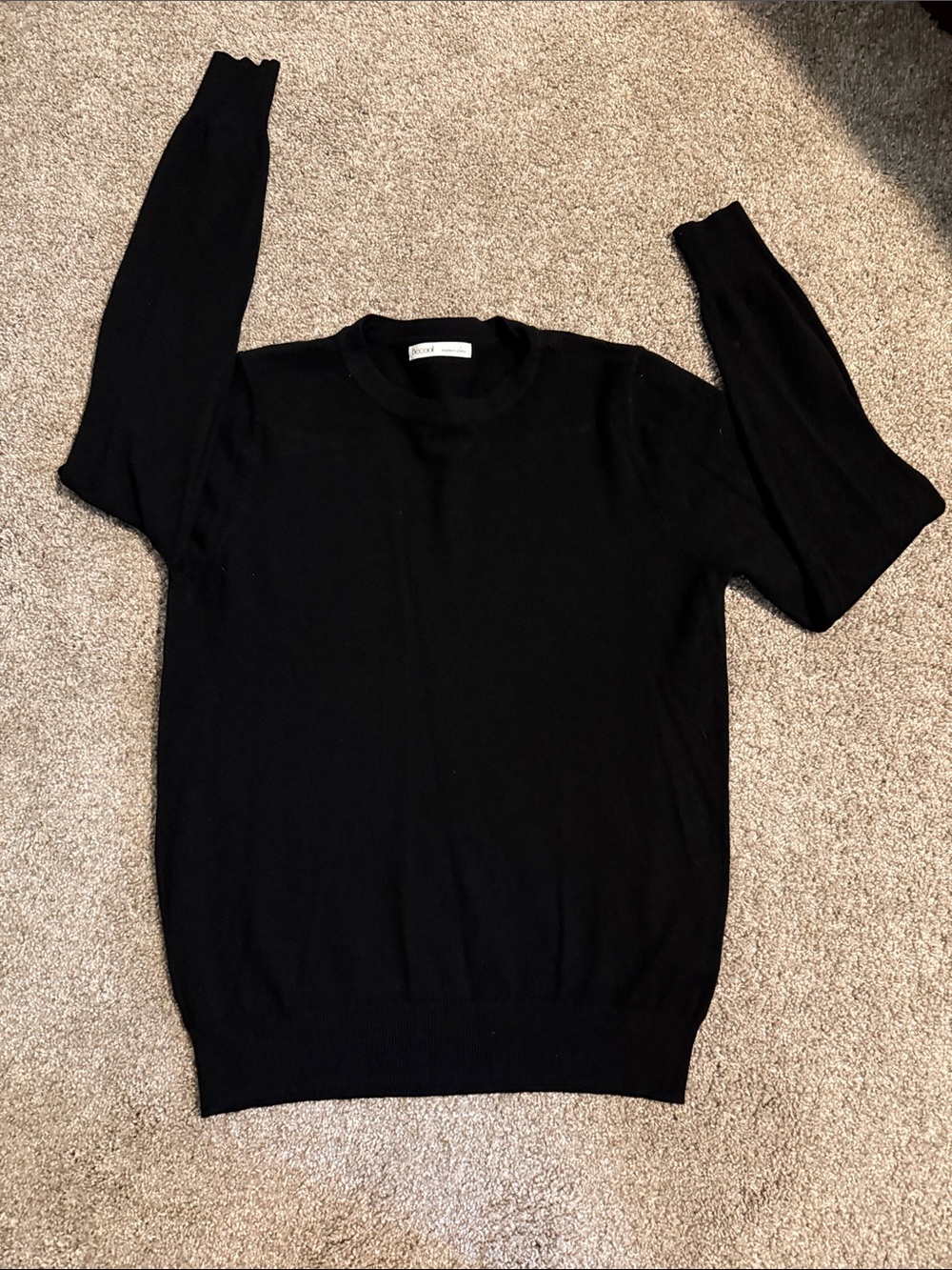 Women’s Black Crewneck Sweater